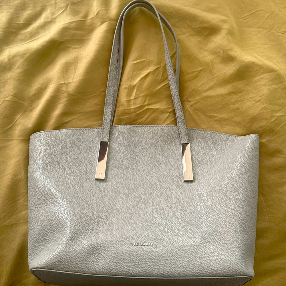 TED BAKER “Dimita” TOTE SOFT TEXTURED LEATHER SHOULDER BAG POUCH SET